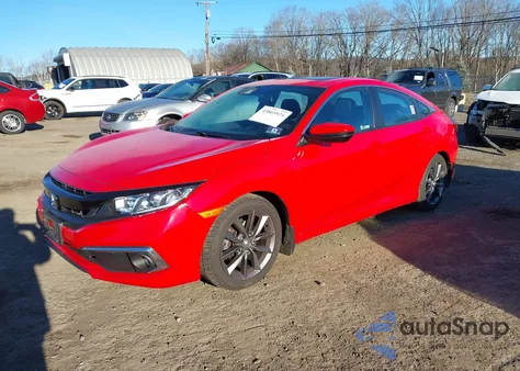 2019 Honda Civic Ex z USA, uszkodzony, nr VIN 2HGFC1F39KH650163